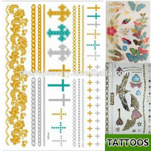 Tatuaje temporal tatuaje etiqueta popular cruz tatuaje YH035